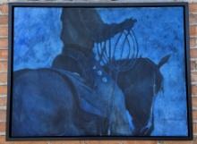 Duke Beardsley Midnight Cowboy Oil Painting