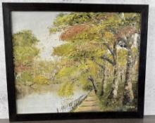 Greg Beecham Lyman Dam Oil Painting