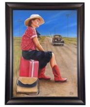 Lane Timothy Movin' On Oil Painting