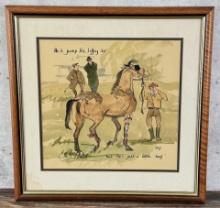Mark Huskinson Horse Racing Print