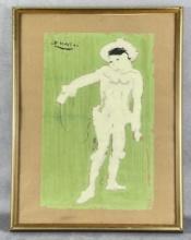 Pablo Picasso Le Petit Pierrot Lithograph Print
