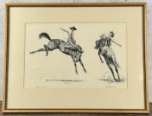 Clarence William Anderson Rodeo Sketches