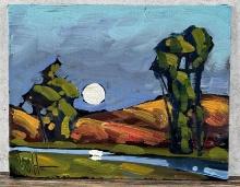 William Hawkins Arizona Oil on Board Painting