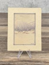 Glen Payton Bankson Washington Watercolor Painting