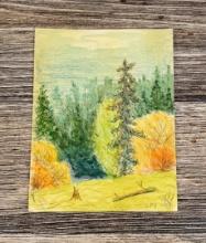 Glen Payton Bankson Washington Watercolor Painting