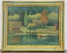 Glen Payton Bankson Washington Oil Painting