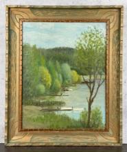 Glen Payton Bankson Washington Oil Painting