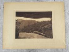 Edward Curtis Photogravure Painted Cave