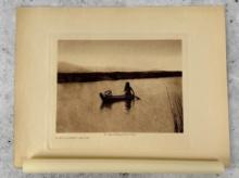 Edward Curtis Photogravure In The Tule Swamp