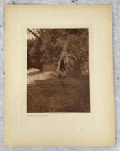 Edward Curtis Photogravure Cooking Acorns