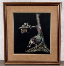 Ron Ukrainetz Turkey Scratchboard & Acrylic