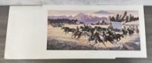 Larry Zabel Attack on the Wagons Print