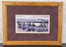 Larry Zabel Crossing the Flathead Print