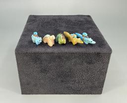 Zuni Carved Bear and Fox Fetishes