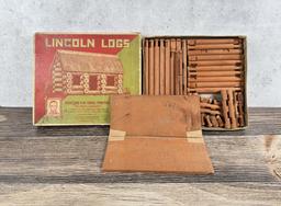 J.L. Wright Lincoln Log Set