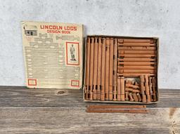 J.L. Wright Lincoln Log Set