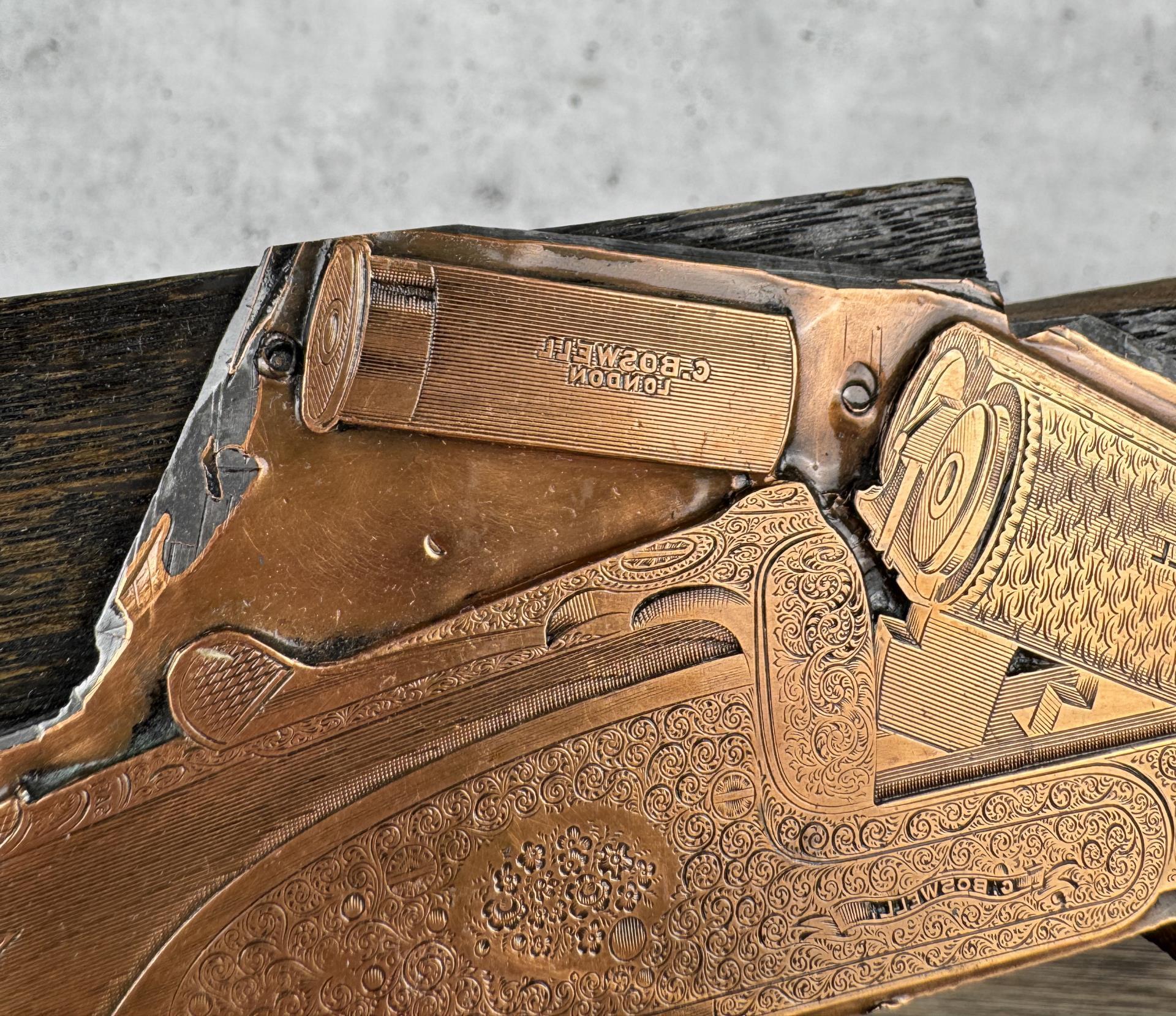 Boswell Shotgun Printing Block Plate