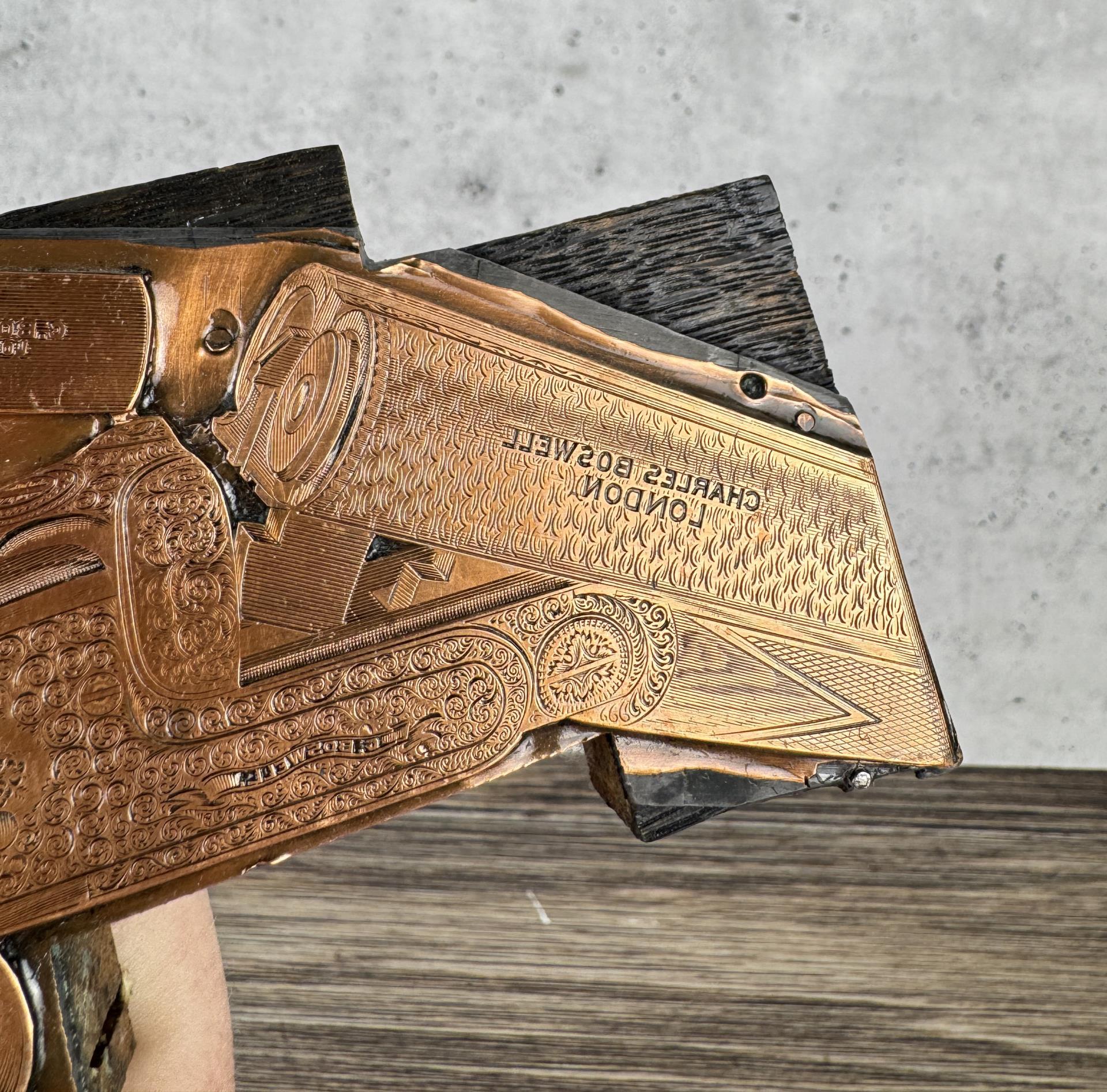 Boswell Shotgun Printing Block Plate