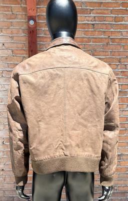Adventure Bound Leather Bomber Jacket