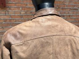 Adventure Bound Leather Bomber Jacket