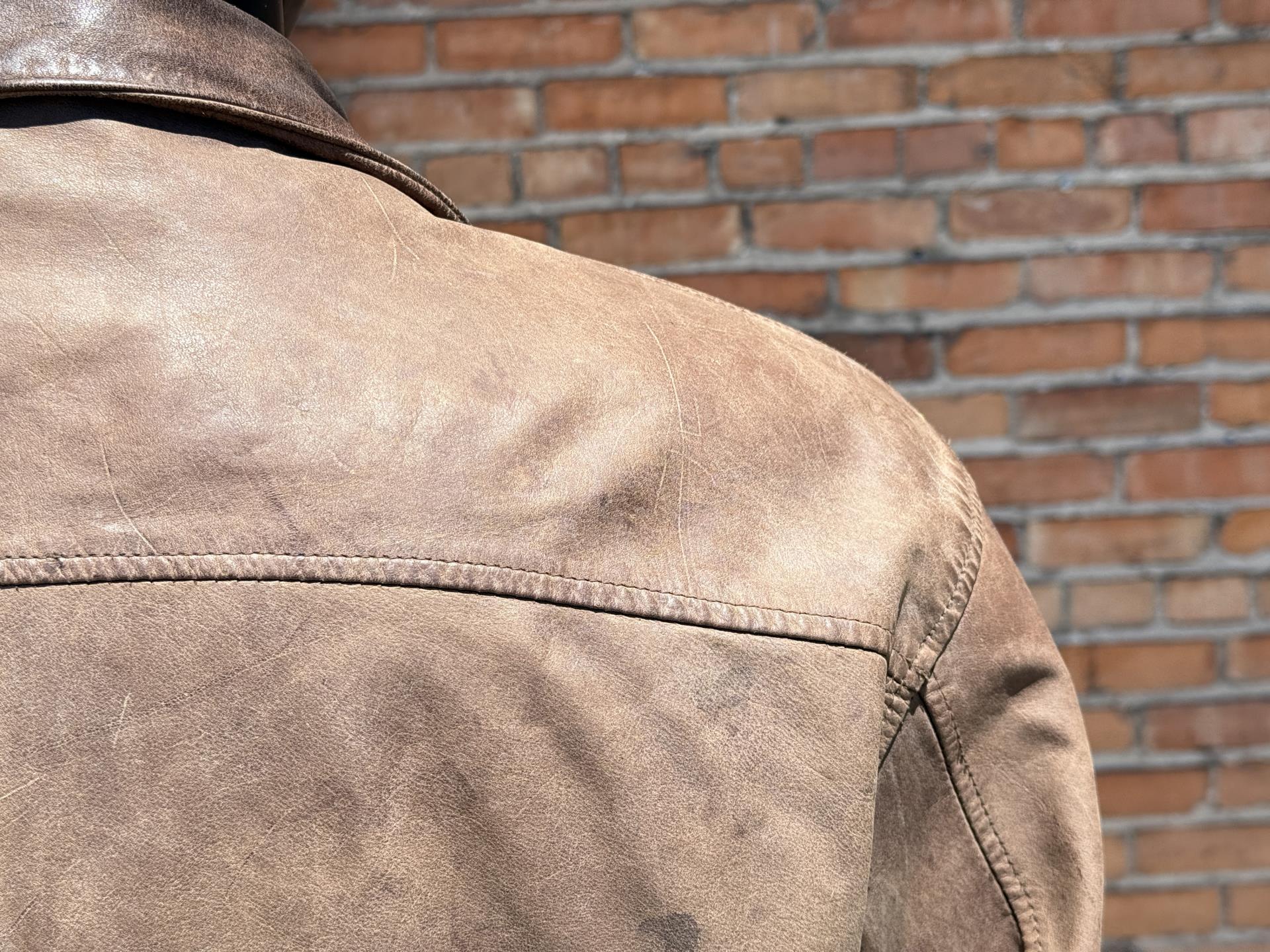 Adventure Bound Leather Bomber Jacket