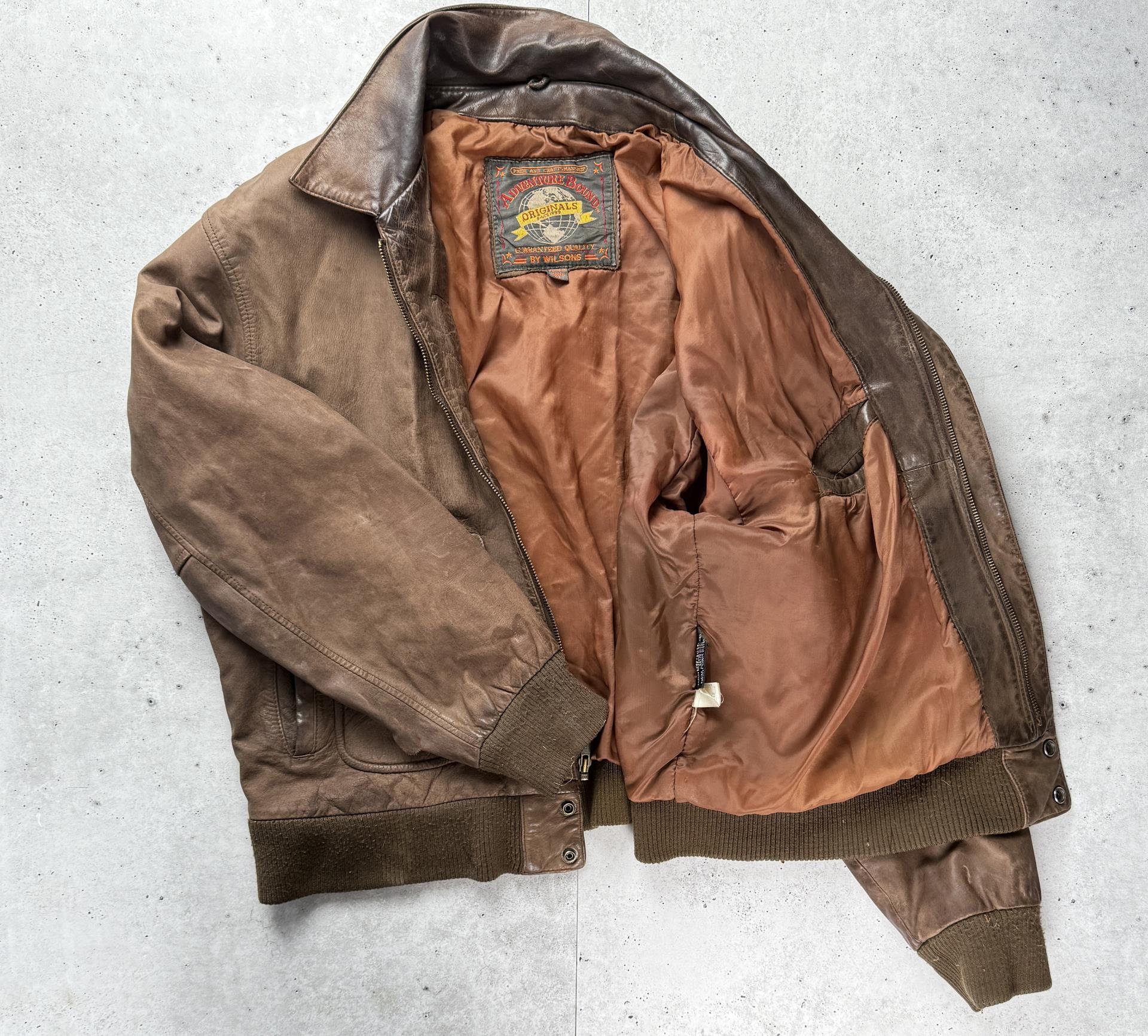 Adventure Bound Leather Bomber Jacket