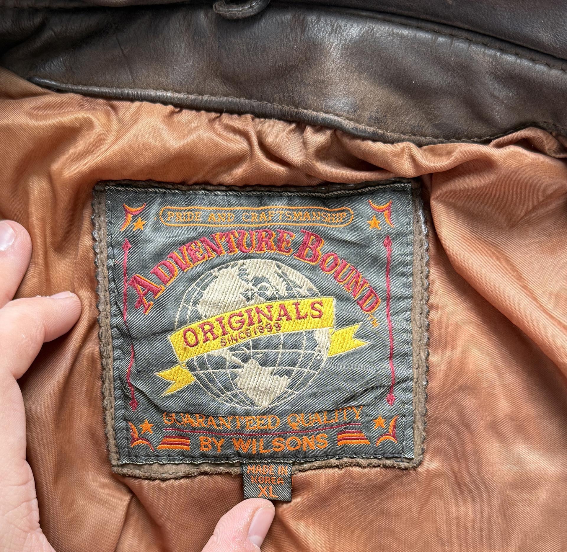 Adventure Bound Leather Bomber Jacket