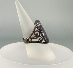Sterling Silver Give Grace Have Heart Ring