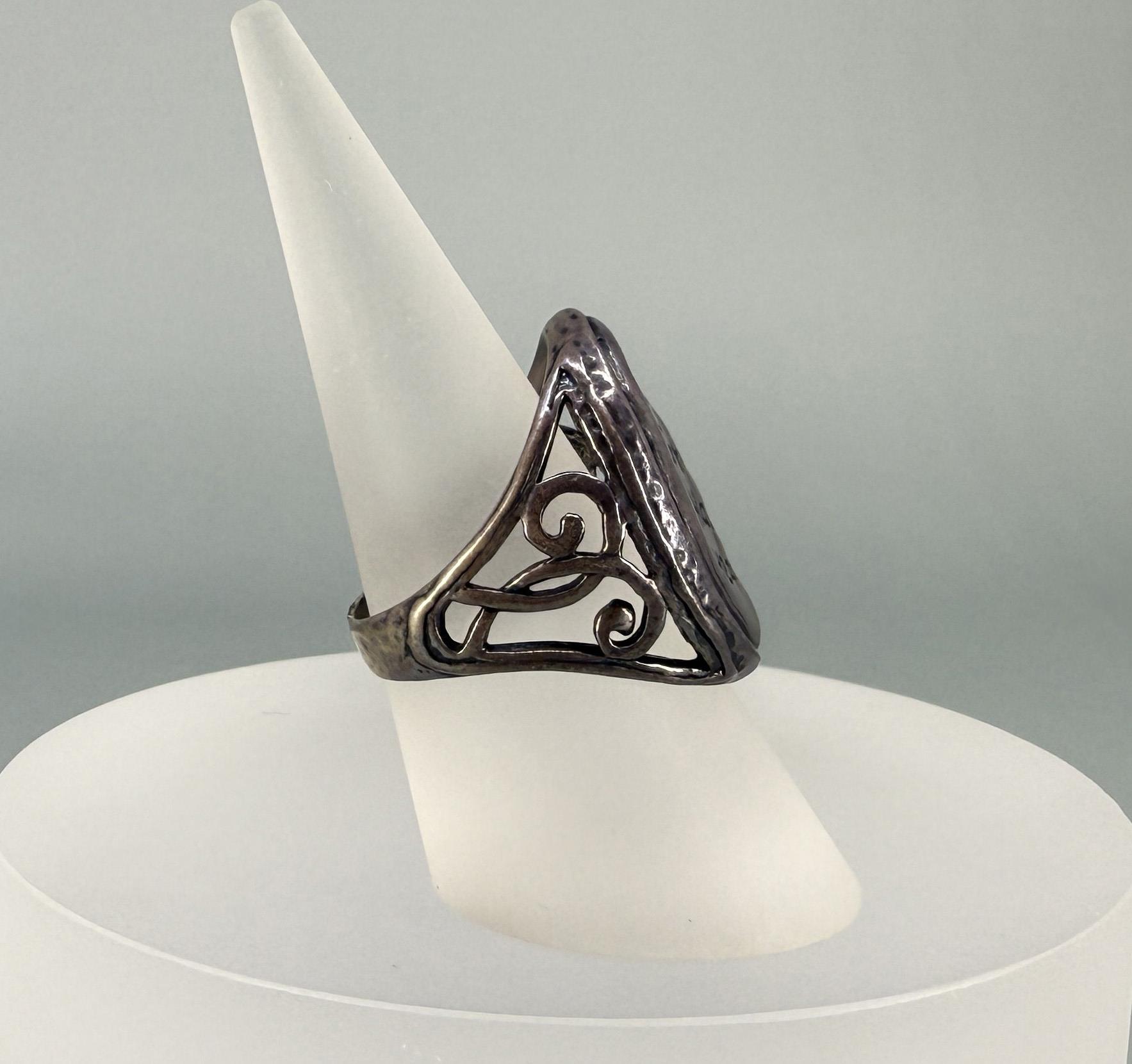 Sterling Silver Give Grace Have Heart Ring
