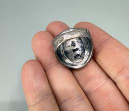 Sterling Silver Give Grace Have Heart Ring