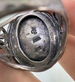 Sterling Silver Give Grace Have Heart Ring