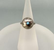 Navajo Sterling Silver Turquoise Ring