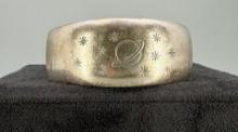 Hans Jensen Sterling Silver Cuff Bracelet