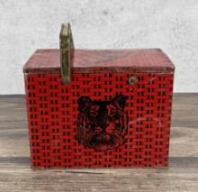 Tiger Plug Cut Tobacco Tin