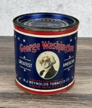 George Washington Cut Plug Tobacco Tin