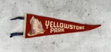 Yellowstone National Park Felt Souvenir Pennant