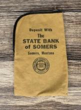 State Bank of Somers Montana Bank Bag