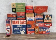 Collection of Cap Gun Roll Cap Boxes