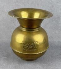 Union Pacific Railroad Brass Spittoon