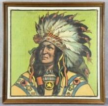 Campbell Metzger Jacobson Indian Handkerchief