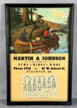 Martin & Johnson Fur Buyers Calendar