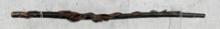 Antique Folk Art Diamond Willow Walking Stick
