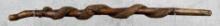 Antique Folk Art Carved Snake Walking Stick