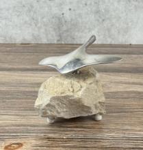 Hoselton Canadian Goose in Flight Sculpture
