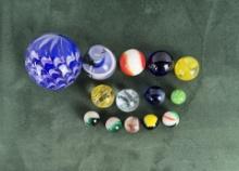 Collection of Art Glass Marbles