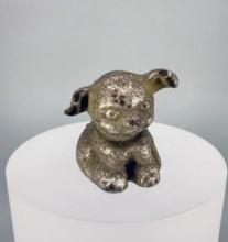 Griswold Bucki Ribbons Cast Iron Pup Paperweight