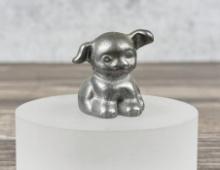 Griswold Hines Pup Aluminum Paperweight