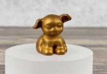 Griswold Hines Pup Aluminum Paperweight