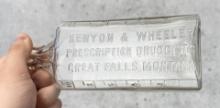 Kenyon & Wheeler Great Falls Montana Drug Bottle