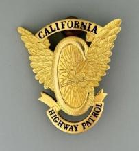 California Highway Patrol Police Hat Badge